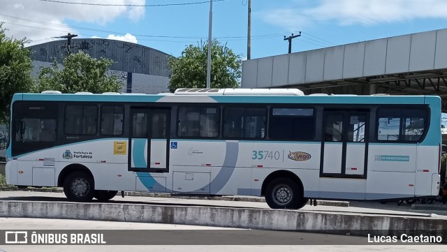 Rota Sol > Vega Transporte Urbano 35740 na cidade de Fortaleza, Ceará, Brasil, por Lucas Caetano. Número da foto: #13051832.