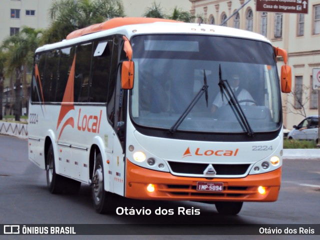 LOCAL - Locadora de Ônibus Canoas Ltda. 2224 na cidade de São Leopoldo, Rio Grande do Sul, Brasil, por Otávio dos Reis . Número da foto: #13054981.