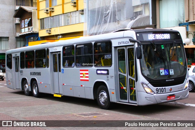 BluMob - Concessionária de Transporte Urbano de Blumenau 9101 na cidade de Blumenau, Santa Catarina, Brasil, por Paulo Henrique Pereira Borges. Número da foto: #13054377.