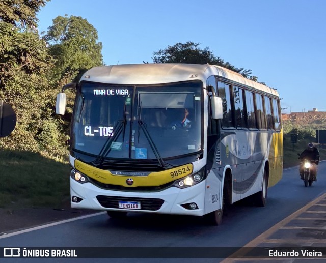 Rio Negro Fretamento e Turismo 98524 na cidade de Congonhas, Minas Gerais, Brasil, por Eduardo Vieira. Número da foto: #13054966.