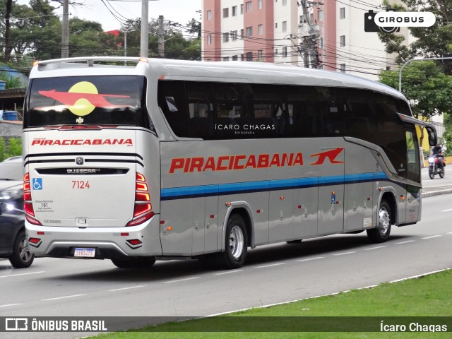 Viação Piracicabana 7124 na cidade de Barueri, São Paulo, Brasil, por Ícaro Chagas. Número da foto: #13054789.