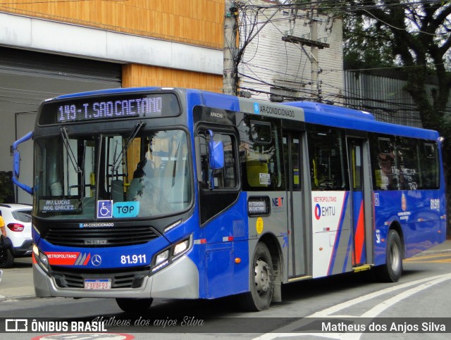 Next Mobilidade - ABC Sistema de Transporte 81.911 na cidade de São Caetano do Sul, São Paulo, Brasil, por Matheus dos Anjos Silva. Número da foto: #13054987.