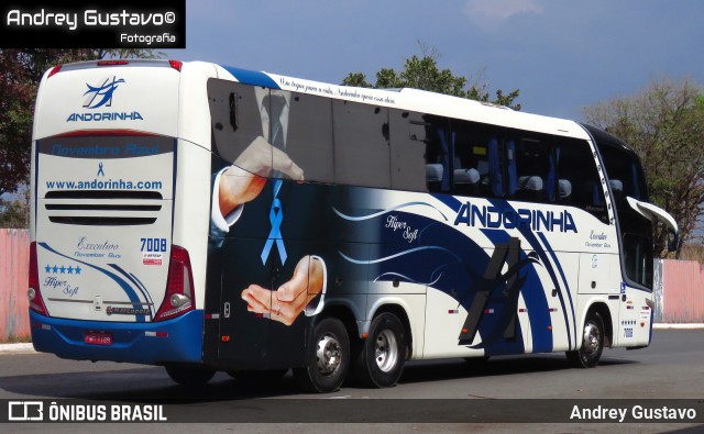Empresa de Transportes Andorinha 7008 na cidade de Brasília, Distrito Federal, Brasil, por Andrey Gustavo. Número da foto: #13055184.
