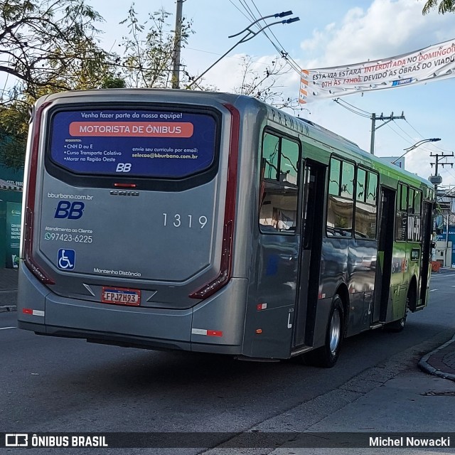 BB Transportes e Turismo 1319 na cidade de Itapevi, São Paulo, Brasil, por Michel Nowacki. Número da foto: #13055509.