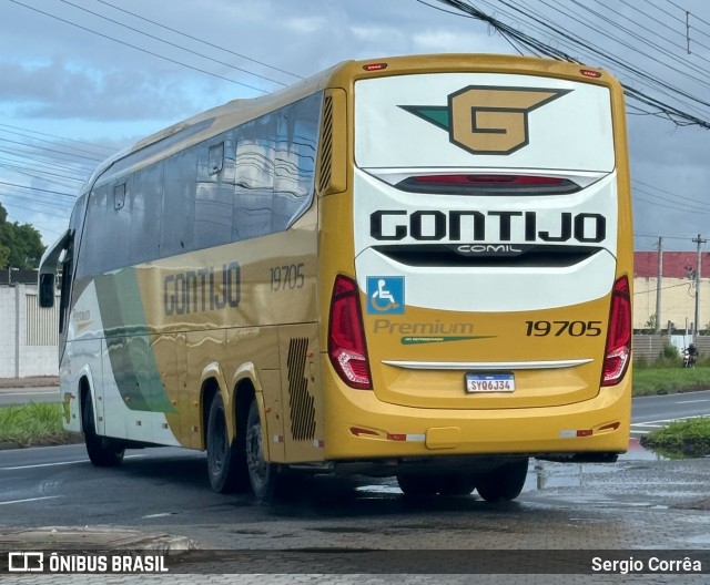 Empresa Gontijo de Transportes 19705 na cidade de Vila Velha, Espírito Santo, Brasil, por Sergio Corrêa. Número da foto: #13053459.