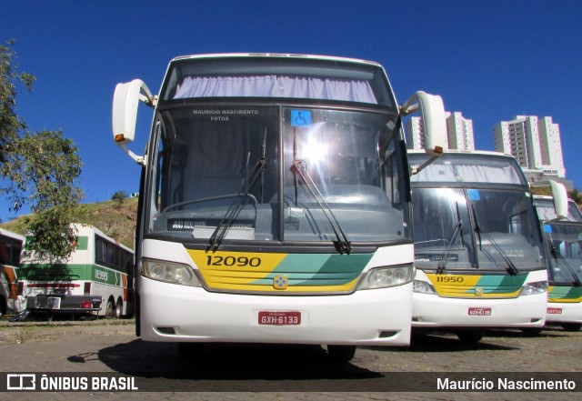 Empresa Gontijo de Transportes 12090 na cidade de Belo Horizonte, Minas Gerais, Brasil, por Maurício Nascimento. Número da foto: #13055459.