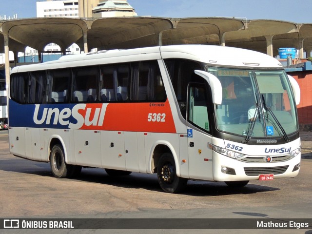Unesul de Transportes 5362 na cidade de Porto Alegre, Rio Grande do Sul, Brasil, por Matheus Etges. Número da foto: #13054356.