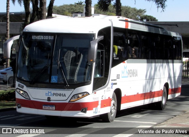 Empresa de Ônibus Nossa Senhora da Penha 6530 na cidade de Curitiba, Paraná, Brasil, por Vicente de Paulo Alves. Número da foto: #13053562.