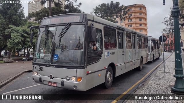 Expresso Azul 17L98 na cidade de Curitiba, Paraná, Brasil, por Busologia Gabrielística. Número da foto: #13054352.