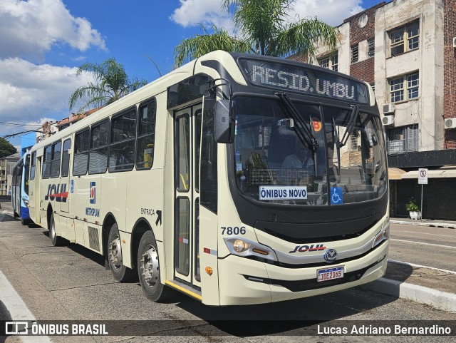 SOUL - Sociedade de Ônibus União Ltda. 7806 na cidade de Porto Alegre, Rio Grande do Sul, Brasil, por Lucas Adriano Bernardino. Número da foto: #13053719.