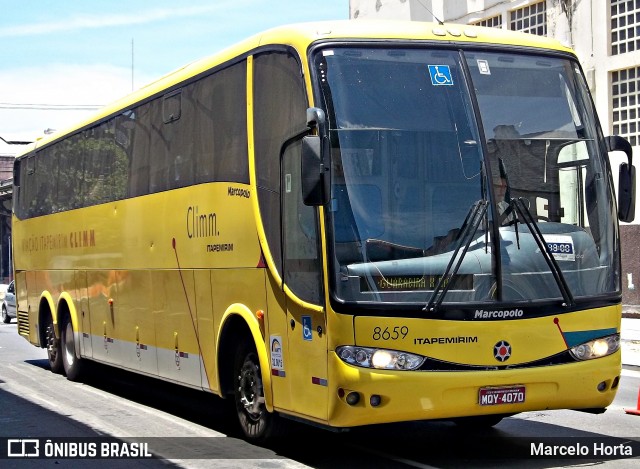 Viação Itapemirim 8659 na cidade de Rio de Janeiro, Rio de Janeiro, Brasil, por Marcelo Horta. Número da foto: #13053995.