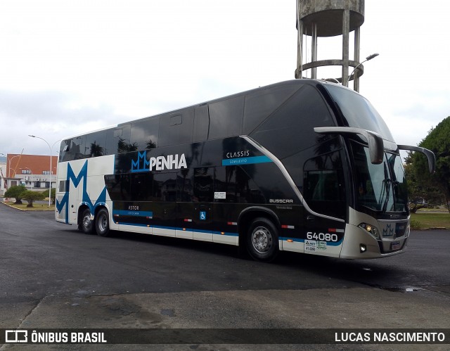 Empresa de Ônibus Nossa Senhora da Penha 64080 na cidade de Lages, Santa Catarina, Brasil, por LUCAS NASCIMENTO. Número da foto: #13053481.