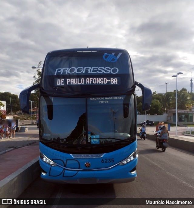 Auto Viação Progresso 6235 na cidade de Paulo Afonso, Bahia, Brasil, por Maurício Nascimento. Número da foto: #13055213.
