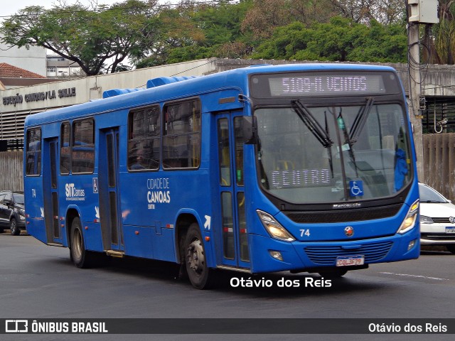 SOGAL - Sociedade de Ônibus Gaúcha Ltda. 74 na cidade de Canoas, Rio Grande do Sul, Brasil, por Otávio dos Reis . Número da foto: #13054091.