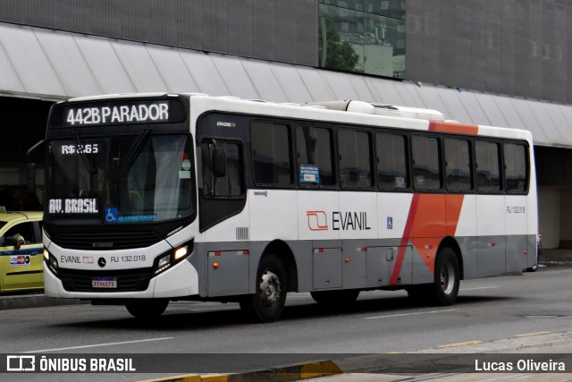 Evanil Transportes e Turismo RJ 132.018 na cidade de Rio de Janeiro, Rio de Janeiro, Brasil, por Lucas Oliveira. Número da foto: #13058083.