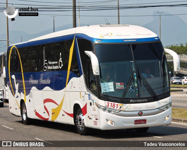 Advance Transatur 3181 na cidade de Rio de Janeiro, Rio de Janeiro, Brasil, por Tadeu Vasconcelos. Número da foto: #13056146.