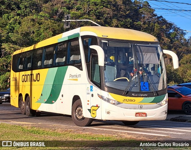 Empresa Gontijo de Transportes 21280 na cidade de Juiz de Fora, Minas Gerais, Brasil, por Antônio Carlos Rosário. Número da foto: #13057109.