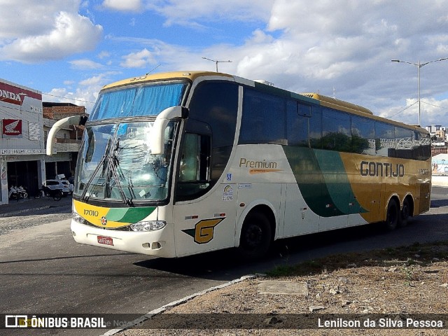 Empresa Gontijo de Transportes 17010 na cidade de Caruaru, Pernambuco, Brasil, por Lenilson da Silva Pessoa. Número da foto: #13057787.