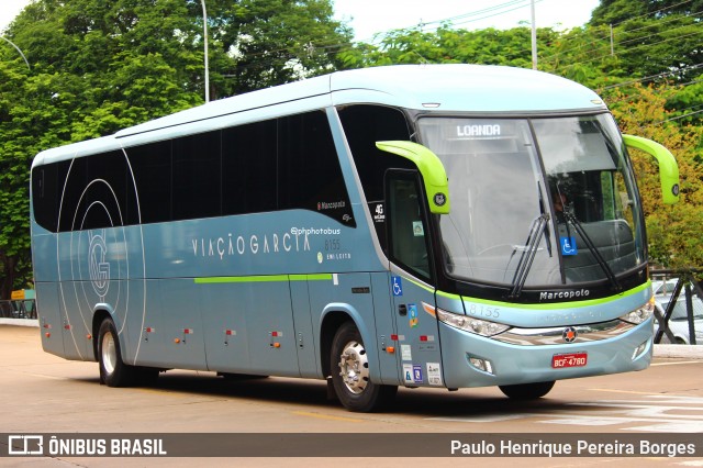 Viação Garcia 8155 na cidade de Maringá, Paraná, Brasil, por Paulo Henrique Pereira Borges. Número da foto: #13058553.