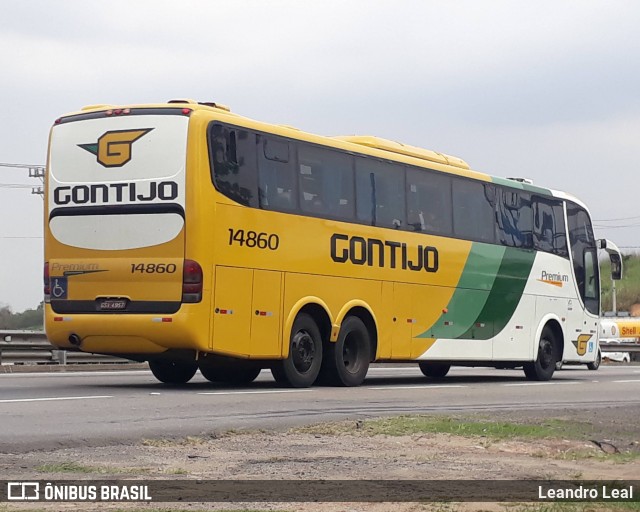 Empresa Gontijo de Transportes 14860 na cidade de Queimados, Rio de Janeiro, Brasil, por Leandro Leal. Número da foto: #13056730.