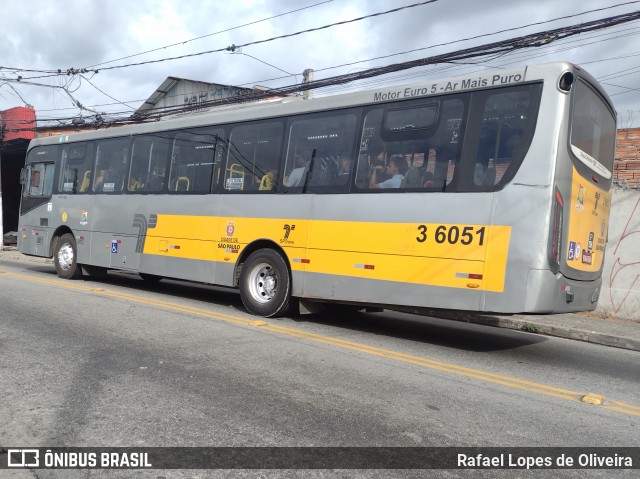 Transunião Transportes 3 6051 na cidade de São Paulo, São Paulo, Brasil, por Rafael Lopes de Oliveira. Número da foto: #13057574.