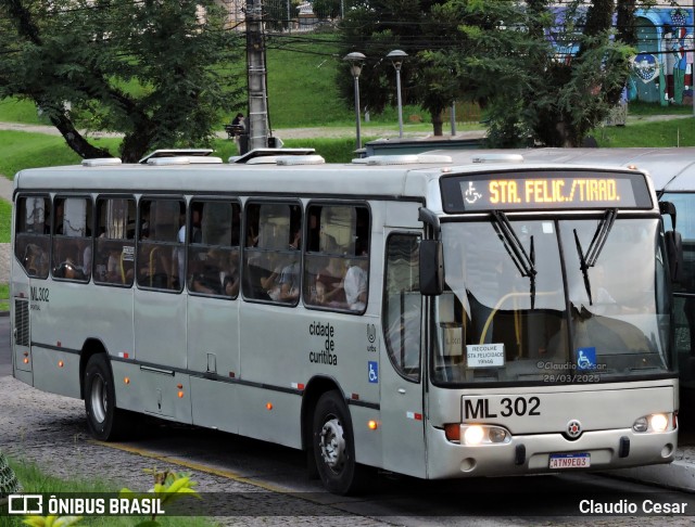 Auto Viação Mercês ML302 na cidade de Curitiba, Paraná, Brasil, por Claudio Cesar. Número da foto: #13058721.
