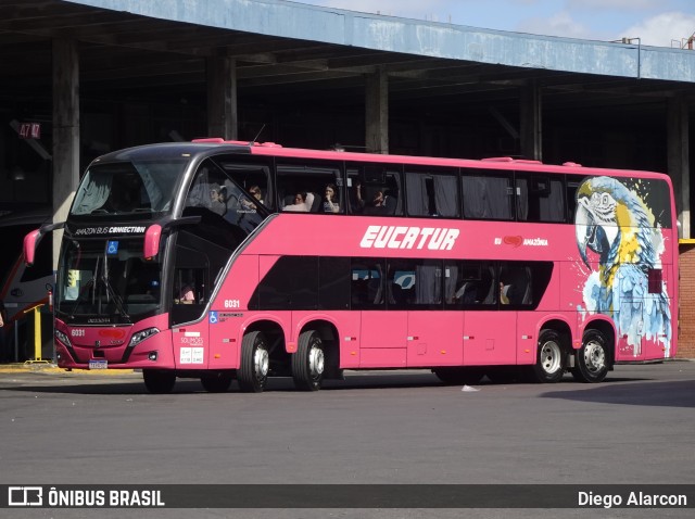 Eucatur - Empresa União Cascavel de Transportes e Turismo 6031 na cidade de Porto Alegre, Rio Grande do Sul, Brasil, por Diego Alarcon. Número da foto: #13055753.