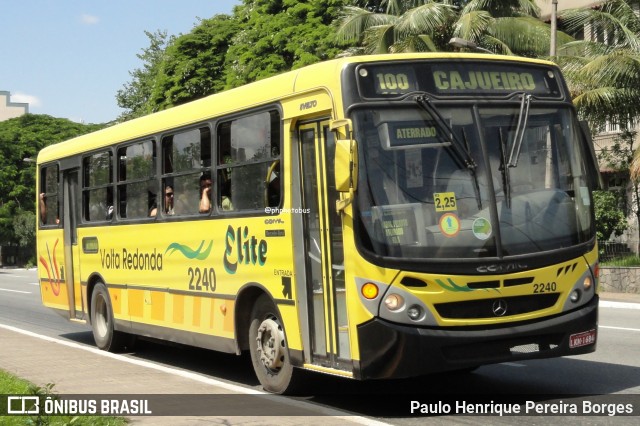 Viação Elite 2240 na cidade de Volta Redonda, Rio de Janeiro, Brasil, por Paulo Henrique Pereira Borges. Número da foto: #13058517.
