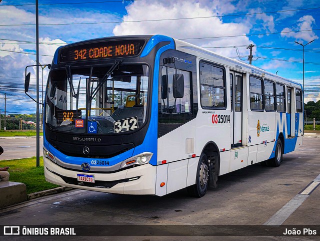 Viação São Pedro 0325014 na cidade de Manaus, Amazonas, Brasil, por João Pbs. Número da foto: #13058754.