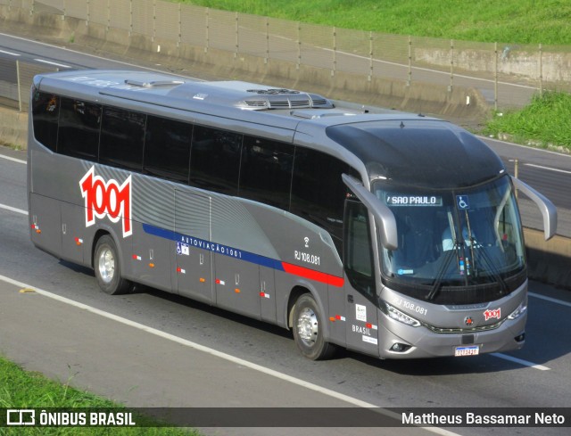 Auto Viação 1001 RJ 108.081 na cidade de Resende, Rio de Janeiro, Brasil, por Mattheus Bassamar Neto. Número da foto: #13058787.