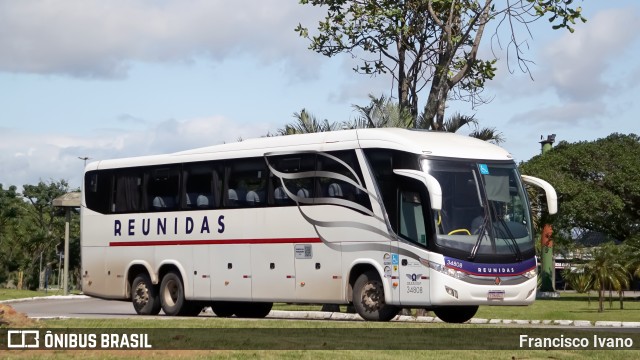 Reunidas Transportes Coletivos 34808 na cidade de Florianópolis, Santa Catarina, Brasil, por Francisco Ivano. Número da foto: #13057963.