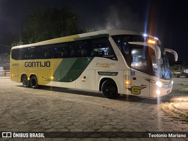 Empresa Gontijo de Transportes 18465 na cidade de Cubatão, São Paulo, Brasil, por Teotonio Mariano. Número da foto: #13058520.