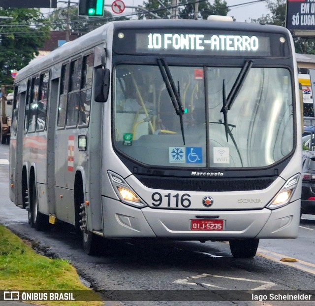 BluMob - Concessionária de Transporte Urbano de Blumenau 9116 na cidade de Blumenau, Santa Catarina, Brasil, por Iago Scheineider. Número da foto: #13056165.