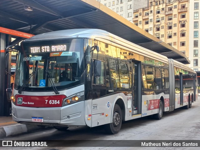 Viação Gatusa Transportes Urbanos 7 6384 na cidade de São Paulo, São Paulo, Brasil, por Matheus Neri dos Santos. Número da foto: #13058801.