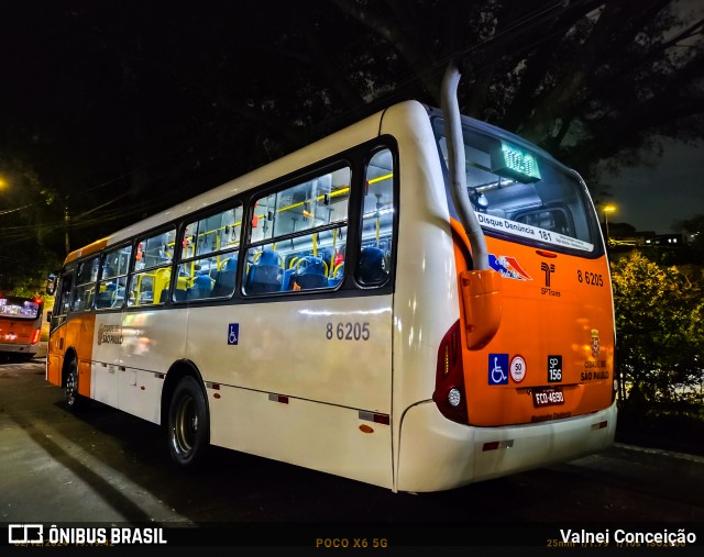 Alfa Rodobus > CooperAlfa 8 6205 na cidade de São Paulo, São Paulo, Brasil, por Valnei Conceição. Número da foto: #13056164.