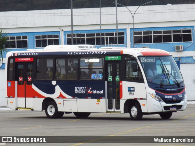 Viação Ideal B28555 na cidade de Duque de Caxias, Rio de Janeiro, Brasil, por Wallace Barcellos. Número da foto: #13059008.