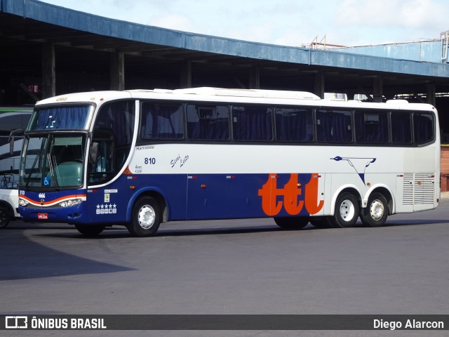 TTL Transporte Turismo 810 na cidade de Porto Alegre, Rio Grande do Sul, Brasil, por Diego Alarcon. Número da foto: #13055755.