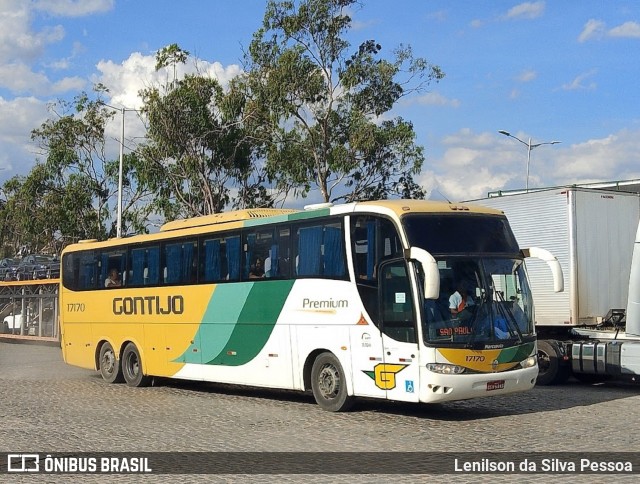 Empresa Gontijo de Transportes 17170 na cidade de Caruaru, Pernambuco, Brasil, por Lenilson da Silva Pessoa. Número da foto: #13057896.