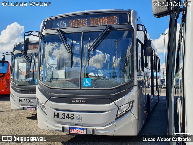 Auto Viação Redentor HL348 na cidade de Curitiba, Paraná, Brasil, por Lucas Weber Calizario. Número da foto: #13057407.