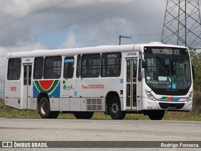 Transnacional Transportes Urbanos 08110 na cidade de Messias, Alagoas, Brasil, por Rodrigo Fonseca. Número da foto: #13058733.