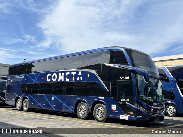 Viação Cometa 725301 na cidade de São Paulo, São Paulo, Brasil, por Gabriel Moura. Número da foto: #13056920.