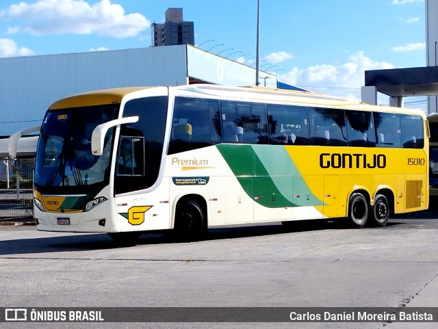 Empresa Gontijo de Transportes 15010 na cidade de Goiânia, Goiás, Brasil, por Carlos Daniel Moreira Batista. Número da foto: #13057445.