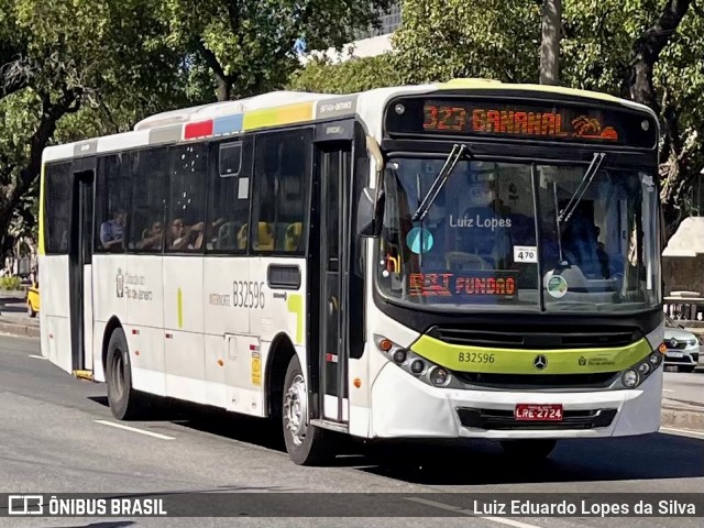 Viação Pavunense B32596 na cidade de Rio de Janeiro, Rio de Janeiro, Brasil, por Luiz Eduardo Lopes da Silva. Número da foto: #13055965.