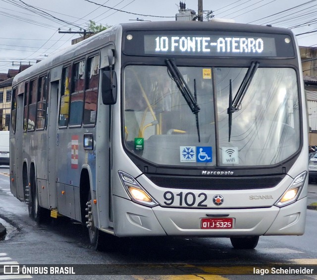 BluMob - Concessionária de Transporte Urbano de Blumenau 9102 na cidade de Blumenau, Santa Catarina, Brasil, por Iago Scheineider. Número da foto: #13056160.