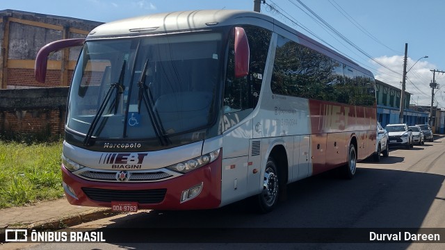 EBT - Expresso Biagini Transportes 9763 na cidade de Três Pontas, Minas Gerais, Brasil, por Durval Dareen. Número da foto: #13056120.