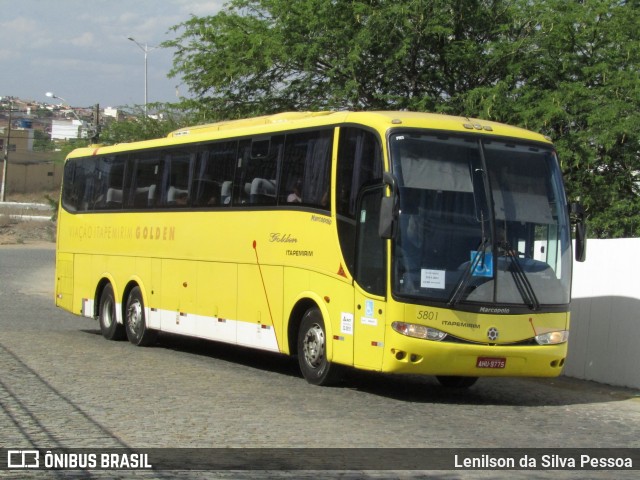 Viação Itapemirim 5801 na cidade de Caruaru, Pernambuco, Brasil, por Lenilson da Silva Pessoa. Número da foto: #13057693.