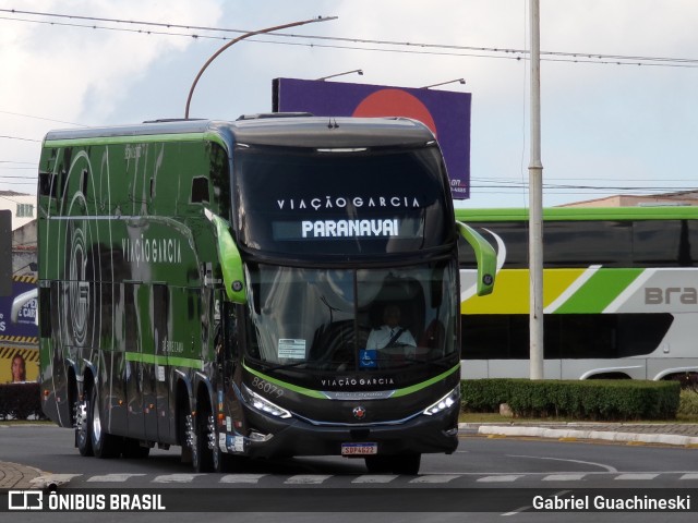 Viação Garcia 86079 na cidade de Ponta Grossa, Paraná, Brasil, por Gabriel Guachineski. Número da foto: #13058063.