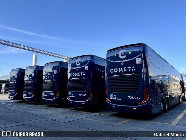Viação Cometa 725303 na cidade de São Paulo, São Paulo, Brasil, por Gabriel Moura. Número da foto: #13056924.