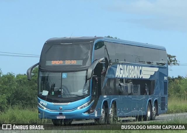 Viação Águia Branca 51410 na cidade de Guarapari, Espírito Santo, Brasil, por BUSOLOGO MIRIM CAPIXABA. Número da foto: #13055854.