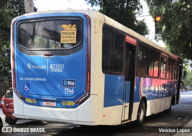Transurb A72031 na cidade de Rio de Janeiro, Rio de Janeiro, Brasil, por Vinicius Lopes. Número da foto: #13058433.